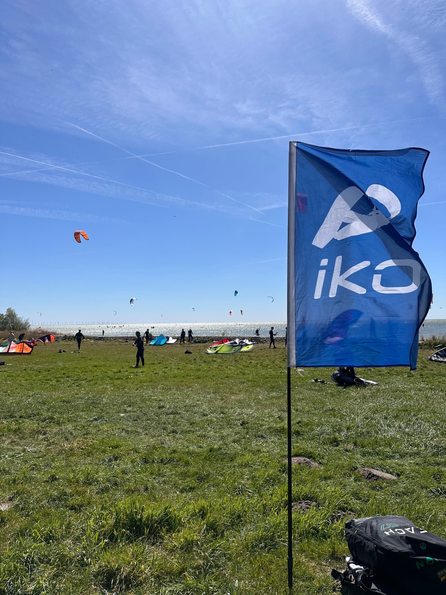 IKO flag flying over an Assistant Course training spot